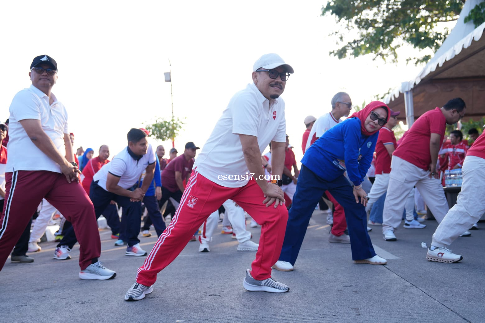Merah Putih Warnai CFD di Mamuju, Gubernur Sulbar Ajak Warga Isi Kemerdekaan