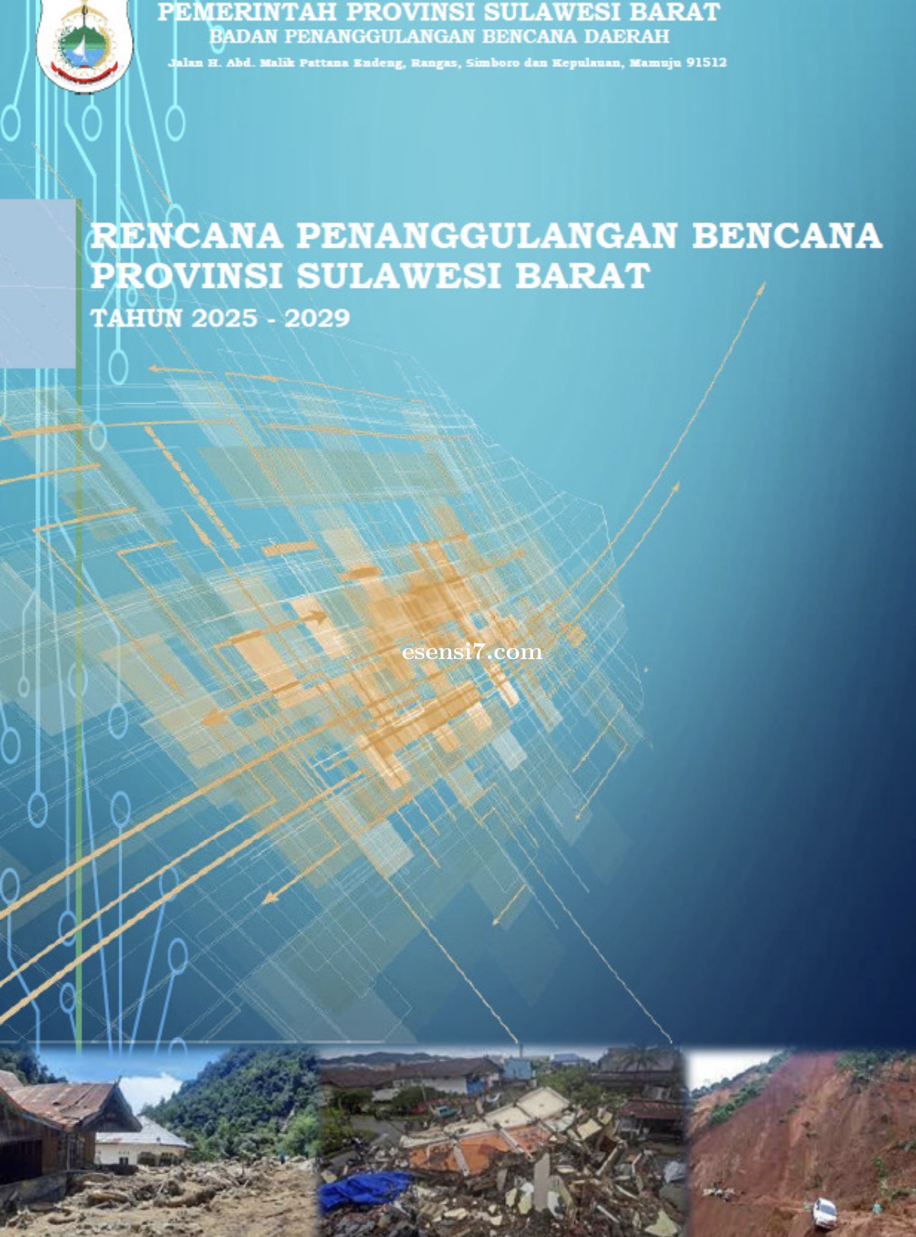 Tindaklanjuti Permintaan Kemendagri, BPBD Sulbar Integrasikan Peta Titik Rawan Longsor dan Banjir ke