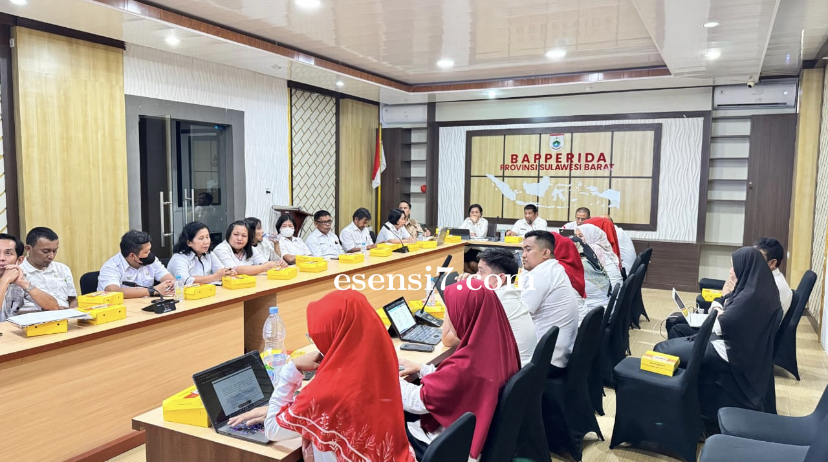 Evaluasi Ranperda RPJMD Kabupaten Mamasa Tahun 2025–2029, Bapperida Sulbar Beri Sejumlah Masukan Tek
