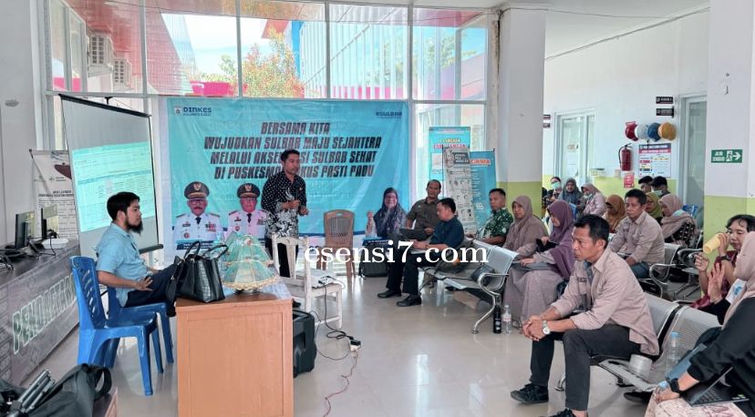 Dinkes Sulbar Lakukan Pendampingan Penguatan Sulbar Sehat di Puskesmas Tampa Padang Mamuju
