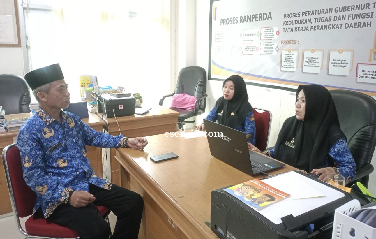 Biro Organisasi Setda Sulbar Terima Kunjungan Konsultasi Dinas Perpusip Terkait Jafung Arsiparis